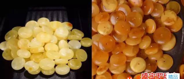 烤色蜜蠟圖片，它不過是“化了妝”的蜜蠟！
