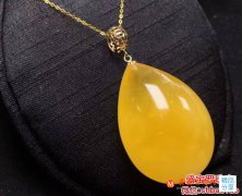 蜜蠟水滴吊墜圖片，你只看到了美卻不知它的另一面！