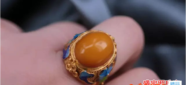 男士蜜蠟戒指