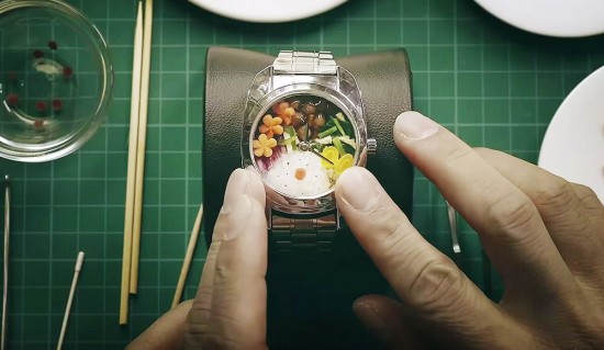 吃貨有福了! 世界上最小的便當“BENTO WATCH”-創意珠寶