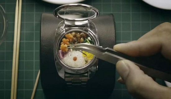 吃貨有福了! 世界上最小的便當“BENTO WATCH”-創意珠寶