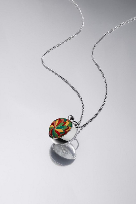 色彩斑斕 愛馬仕Pendentif Boule琺瑯球形吊墜時計-珠寶首飾展示圖【行業經典】