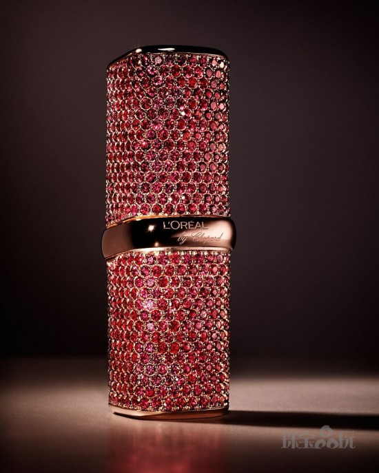 L’Oreal聯手Chopard打造Color Riche紀念版珠寶唇膏-珠寶首飾展示圖【行業經典】