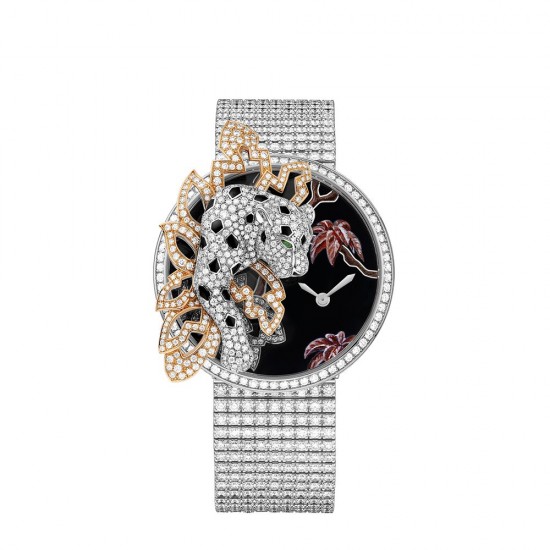 卡地亞(Cartier)SIHH 2015美洲豹珠寶腕表-珠寶首飾展示圖【行業經典】