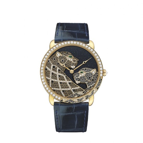 卡地亞(Cartier)SIHH 2015美洲豹珠寶腕表-珠寶首飾展示圖【行業經典】