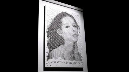 價值50萬美元的鉑金肖像畫-珠寶首飾展示圖【行業經典】