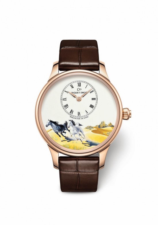 英姿颯爽 Jaquet Droz馬年生肖高級腕表-珠寶首飾展示圖【行業經典】