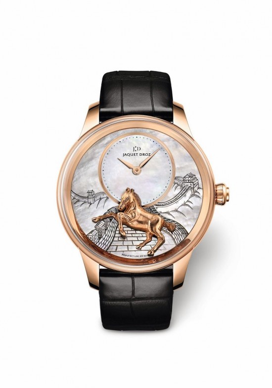 英姿颯爽 Jaquet Droz馬年生肖高級腕表-珠寶首飾展示圖【行業經典】