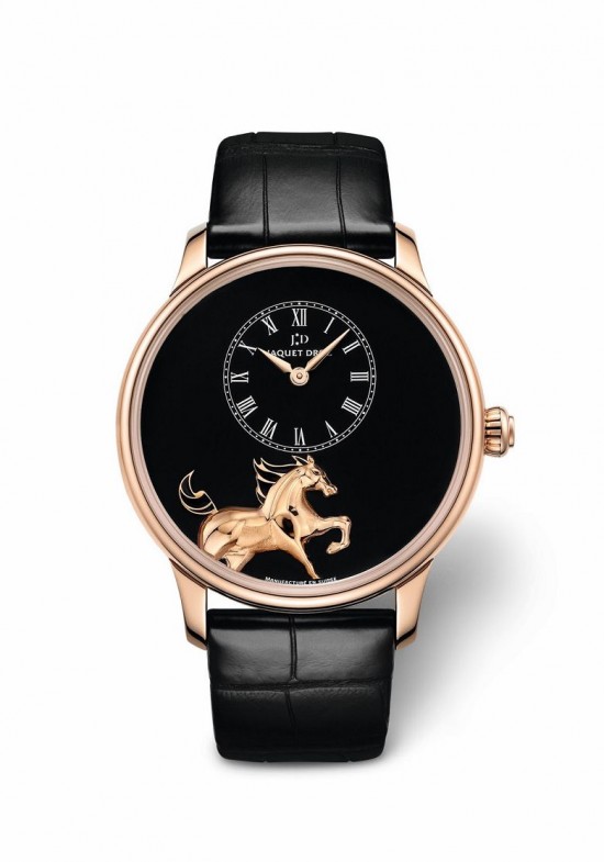英姿颯爽 Jaquet Droz馬年生肖高級腕表-珠寶首飾展示圖【行業經典】