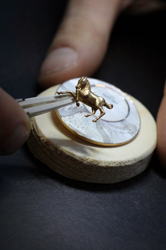 英姿颯爽 Jaquet Droz馬年生肖高級腕表-珠寶首飾展示圖【行業經典】