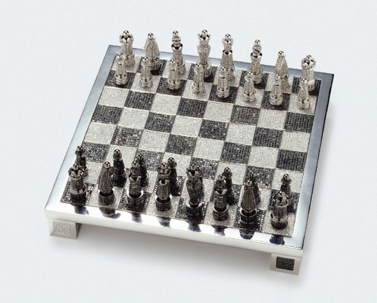 世界上最昂貴的鉆石國際象棋-珠寶首飾展示圖【行業經典】