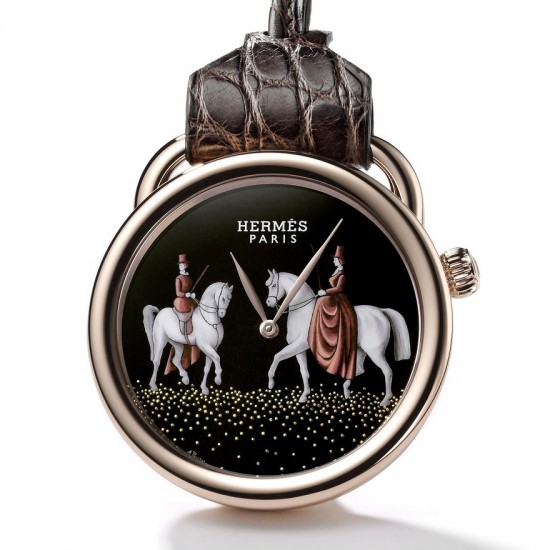 愛馬仕(Hermès)Arceau Amazones懷表-珠寶首飾展示圖【行業經典】