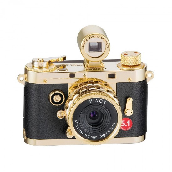 MINOX全新迷你古典相機組DCC 5.1 24K Gold Edition-珠寶首飾展示圖【行業經典】