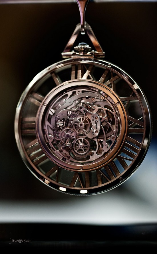 卡地亞Cartier Skeleton Pocket Watch-珠寶首飾展示圖【行業經典】