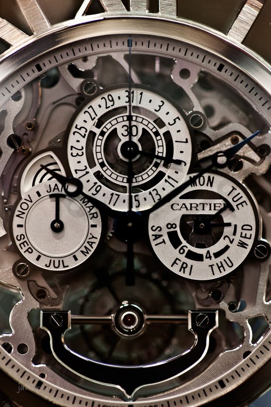 卡地亞Cartier Skeleton Pocket Watch-珠寶首飾展示圖【行業經典】