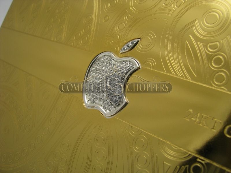 Computer Choppers：24K純金MacBook Pro-珠寶首飾展示圖【行業經典】