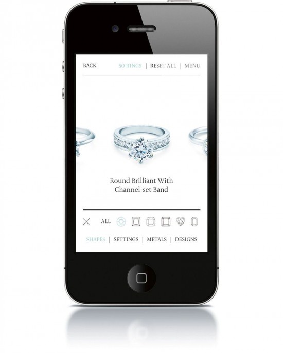 TIFFANY特別推出“訂婚鉆戒顧問”APP-珠寶首飾展示【行業精選】