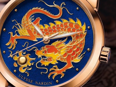 雅典表全新推出“Classico填彩琺瑯金龍腕表”-珠寶首飾展示圖【行業經典】