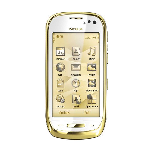 諾基亞(Nokia)發布18K鍍金智能手機-時尚珠寶設計【行業頂級】