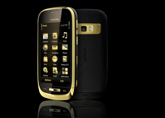 諾基亞(Nokia)發布18K鍍金智能手機-時尚珠寶設計【行業頂級】