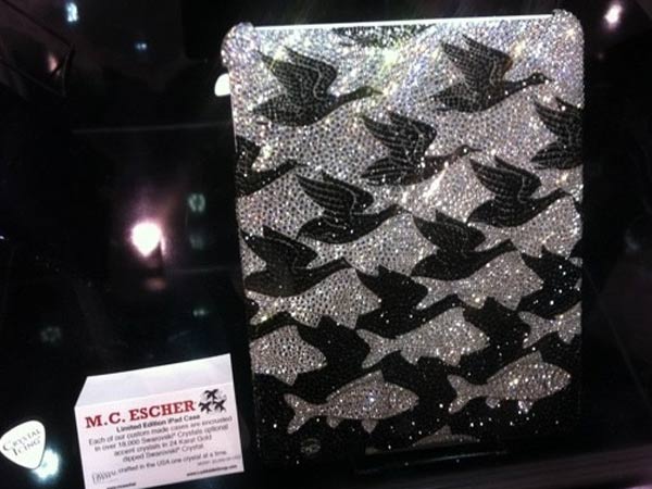 M.C.Escher iPad施華洛世奇水晶保護套-創意珠寶