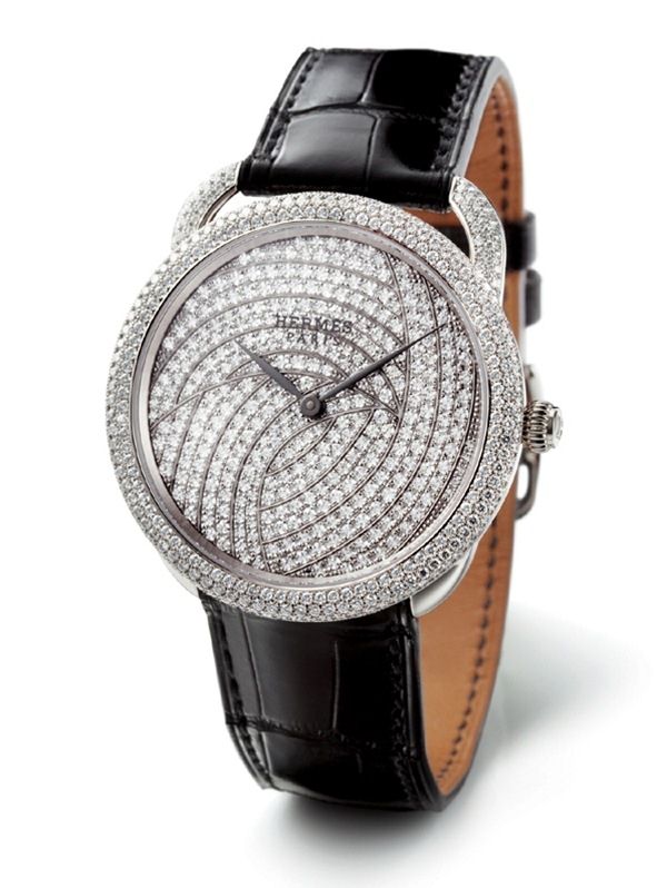 愛馬仕Hermès Arceau系列全鑲鉆表款-珠寶首飾展示圖【行業經典】