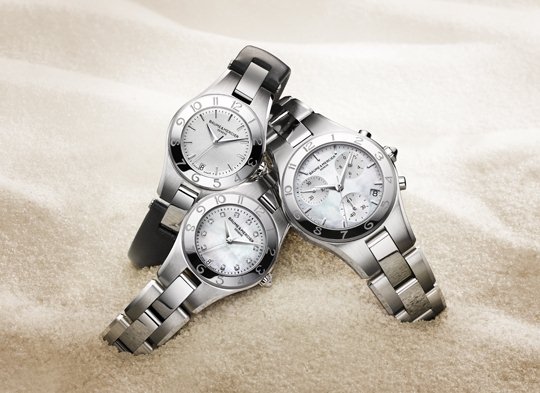 名士(Baume &#038; Mercier)Linea系列女士腕表-時尚珠寶設計【行業頂級】