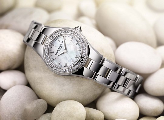 名士(Baume &#038; Mercier)Linea系列女士腕表-時尚珠寶設計【行業頂級】