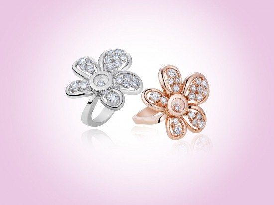 綻放生命之花 Chopard全新Happy Diamonds珠寶系列-珠寶首飾展示【行業精選】