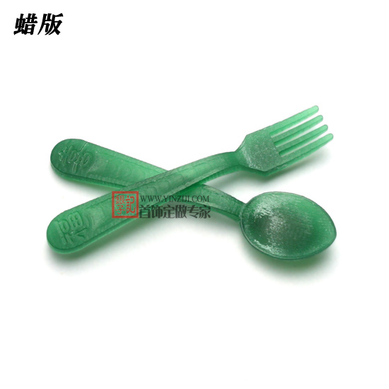 餐具領帶夾-珠寶定制-創意珠寶