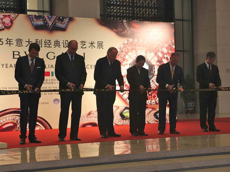 寶格麗“125 Years of Italian Magnificence”北京珠寶展-珠寶首飾展示圖【行業經典】