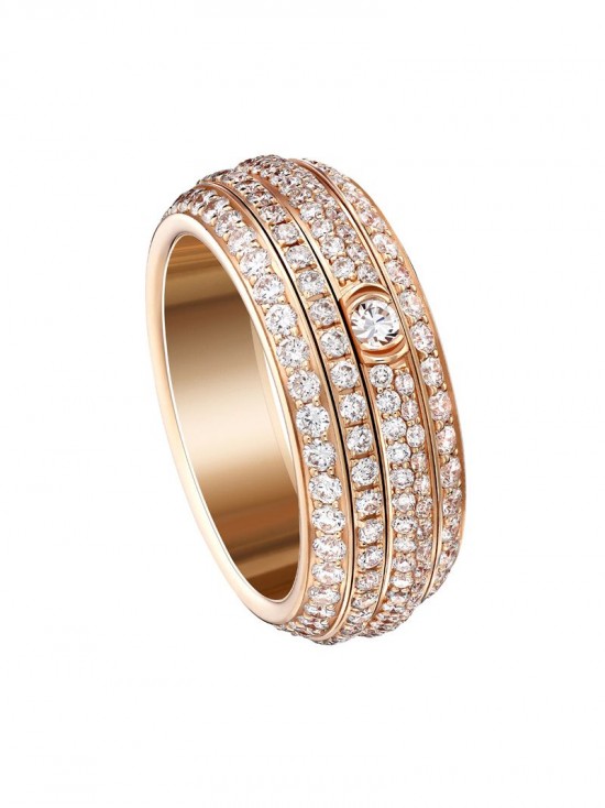 旋轉幸福 伯爵(Piaget)Possession新品婚戒-珠寶首飾展示【行業精選】