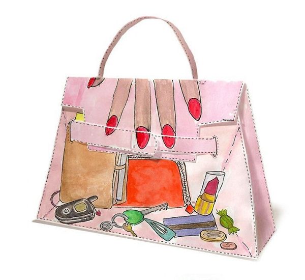紙質Hermès Kelly凱莉包-時尚珠寶設計【行業頂級】