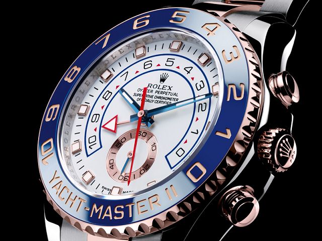 勞力士(Rolex)：YACHT-MASTERII游艇腕表-珠寶首飾展示圖【行業經典】