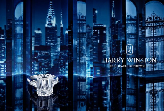 海瑞溫斯頓(Harry Winston)2014珠寶廣告大片-珠寶首飾展示【行業精選】