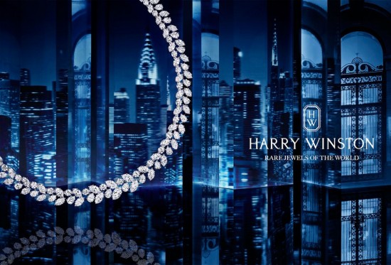 海瑞溫斯頓(Harry Winston)2014珠寶廣告大片-珠寶首飾展示【行業精選】
