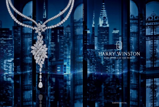 海瑞溫斯頓(Harry Winston)2014珠寶廣告大片-珠寶首飾展示【行業精選】