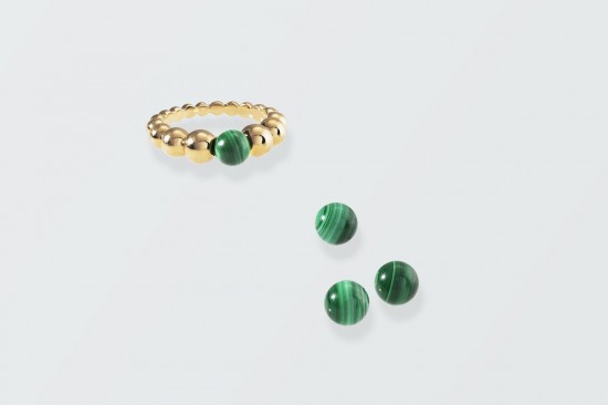 梵克雅寶(Van Cleef &#038; Arpels)全新Perlée Couleurs戒指-珠寶首飾展示【