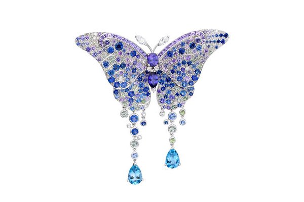 梵克雅寶(Van Cleef &#038; Arpels)與蝶共舞-珠寶首飾展示圖【行業經典】