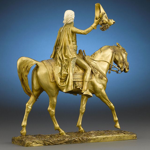 拿破侖進軍開羅古董雕像-珠寶首飾展示圖【行業經典】