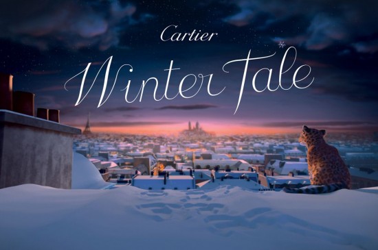 Cartier 2013“Winter Tale”動畫宣傳片-珠寶首飾展示【行業精選】