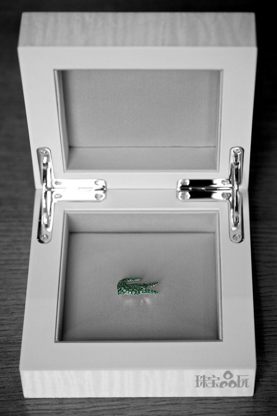 Boucheron為LACOSTE 80周年特別定制鱷魚胸針-珠寶首飾展示【行業精選】