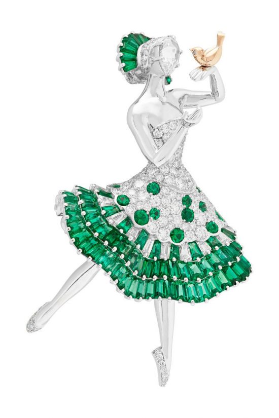 梵克雅寶(Van Cleef &#038; Arpels)芭蕾舞伶胸針再添新丁-精美珠寶【秘密：適合高貴女人的珠