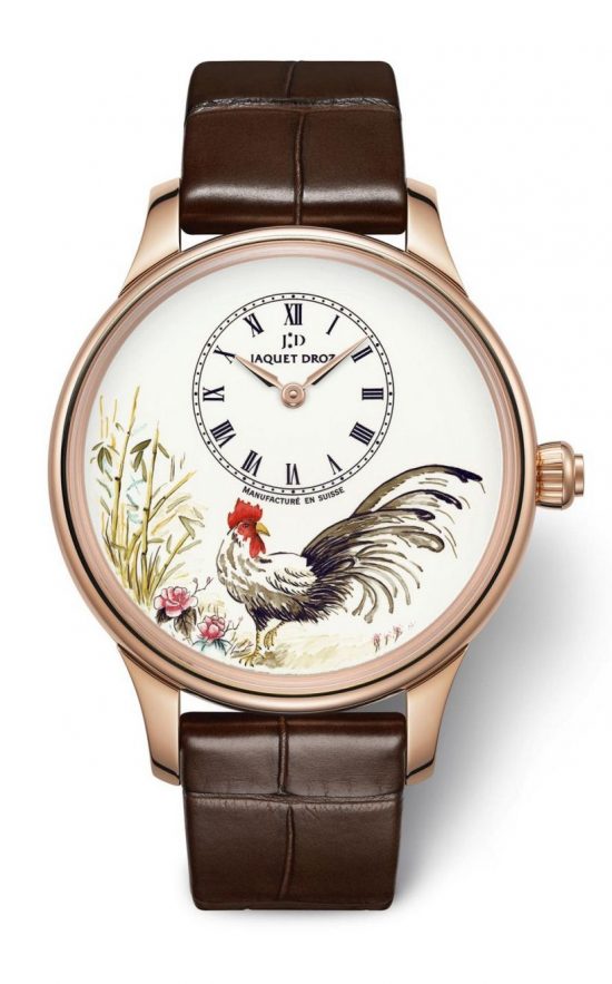 雅克德羅(Jaquet Droz)全新中國雞年生肖腕表-珠寶首飾展示圖【行業經典】
