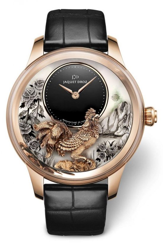 雅克德羅(Jaquet Droz)全新中國雞年生肖腕表-珠寶首飾展示圖【行業經典】