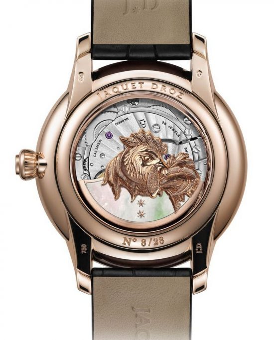 雅克德羅(Jaquet Droz)全新中國雞年生肖腕表-珠寶首飾展示圖【行業經典】