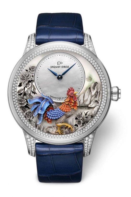 雅克德羅(Jaquet Droz)全新中國雞年生肖腕表-珠寶首飾展示圖【行業經典】