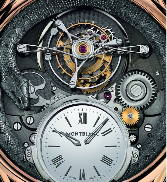 表里有蛇！Montblanc推出110周年紀念版腕表-珠寶首飾展示圖【行業經典】