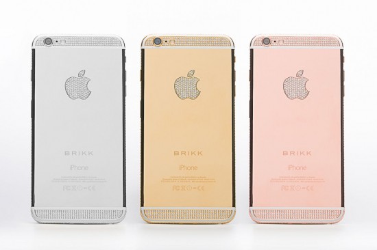 有錢就任性 Brikk推出黃金鉆石版iPhone 6-珠寶首飾展示圖【行業經典】
