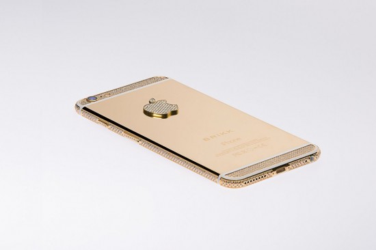 有錢就任性 Brikk推出黃金鉆石版iPhone 6-珠寶首飾展示圖【行業經典】